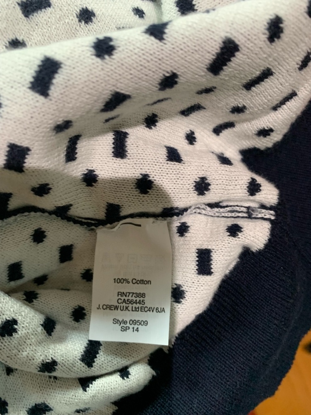 JCrew Cotton 3/4 Sweater - Picture 2 of 5
